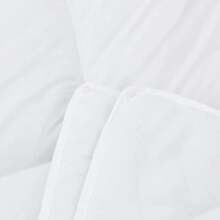 Edredón Larryhot con funda de almohadas, 3 piezas, microfibra blanca, bonito y práctico - Blanco - Ver 11