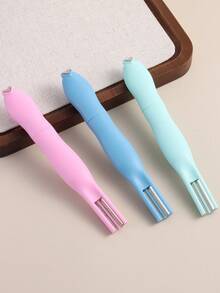 3-In-1 Heart-Shaped Cat Eye Nail Art Magnet, With Heart Line & Snake Skin Pattern, French Manicure UV Magnetic Stick, Professional DIY Nail Salon Essential Tool - Multicolor - View 10