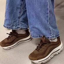 Nike Zapatillas deportivas para mujer Air Max 97 Futura, de corte bajo con cojín de aire, zapatos casuales para correr