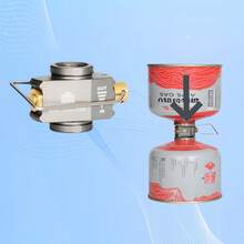 26g Cartucho ligero de butano/propano para exteriores con válvula de liberación de presión, adaptador de transferencia de recarga - Adecuado para mochilero, camping, equipo de senderismo - Cartucho no incluido