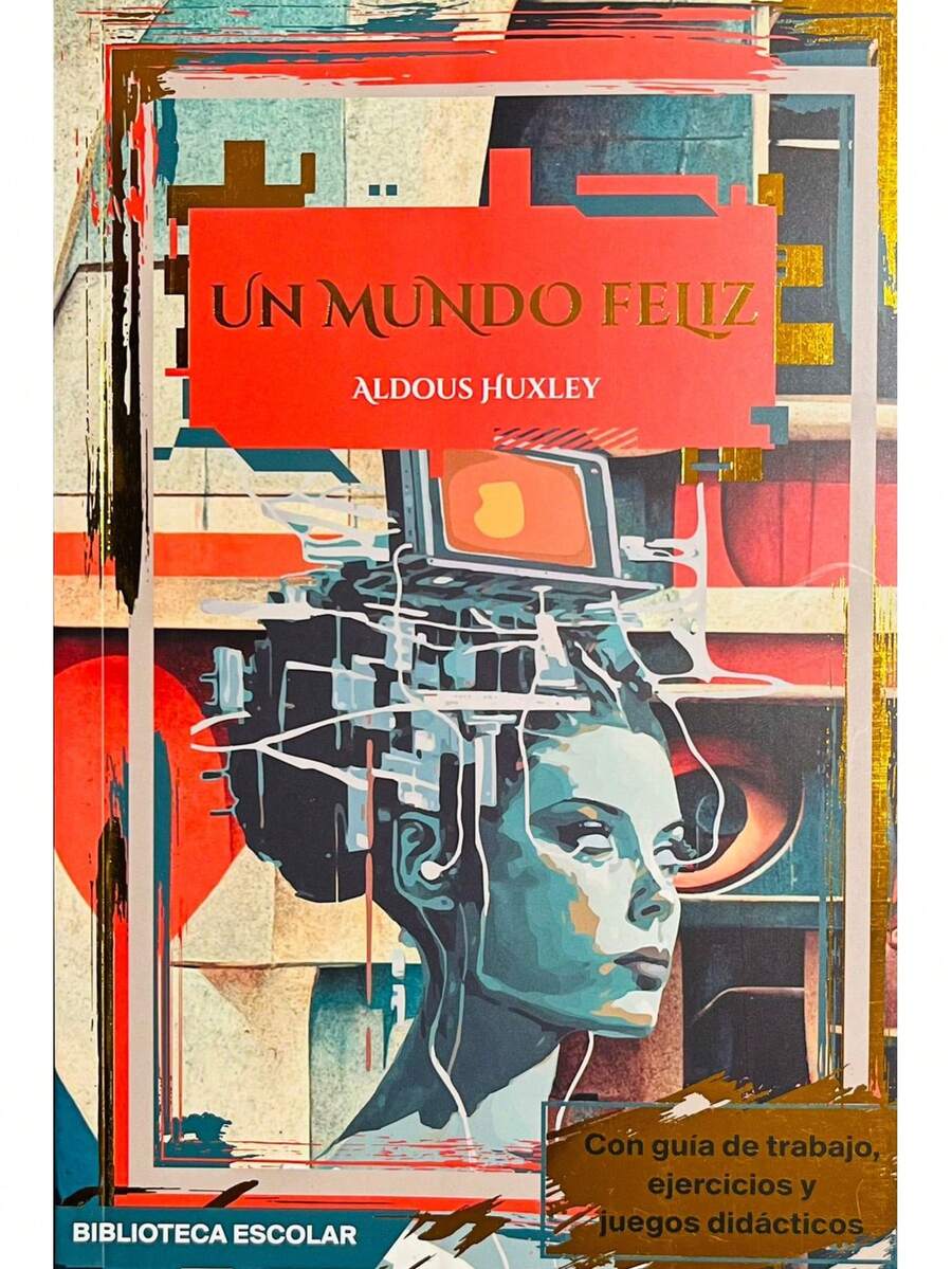 Autor: Aldous Huxley  Colección: Biblioteca Escolar. (Síntesis Del Libro) Edad: + 12 años. Género: Literatura Universal.  Formato: Pasta Blanda Páginas: 95 Medidas: 21 cm x 14 cm. Peso: 127 g.  Código: 9786071415622.     Síntesis del libro - Con Guía de Trabajo – Preguntas De Comprensión Lectora - con Ejercicios y Actividades Didácticas. – Para jóvenes de 12 años en adelante. Bernard Marx vive en un mundo perfecto, donde cada persona está clasificada según las aptitudes que se le asignan antes de nacer.  En Norte América, existe una reserva salvaje, donde los humanos aún habitan sin restricciones. Una tarde, Bernard visitará la reserva, pero al partir hacia su mundo ideal llevará consigo a un salvaje, Adéntrate en esta novela que te hará reflexionar sobre la sociedad ideal. ALDOUS HUXLEY, novelista y ensayista inglés,. - Libro único - Ver 1