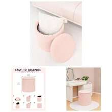 43D X 43W X 45H cm + Pink