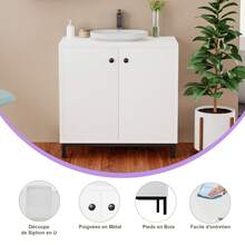 OYAJIA Mobili da bagno e armadietti a specchio