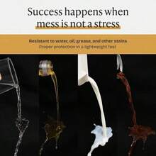 Minimalist Black Chef Apron - Pocket-Free, Unisex Adult Apron For A Sleek Look | Kitchen Essentials/Chef Aprons/Beginner Kitchen Tools/Cooking Must-Haves - Black - View 4