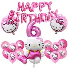 Party Balloon Set, Birthday Party Celebration Balloons, Cute Cartoon Foil Balloons,  Festival Celebration Balloons, Cartoon Character Foil Balloons,  Room Balloon Decorations, Classroom - Multicolor - View 21