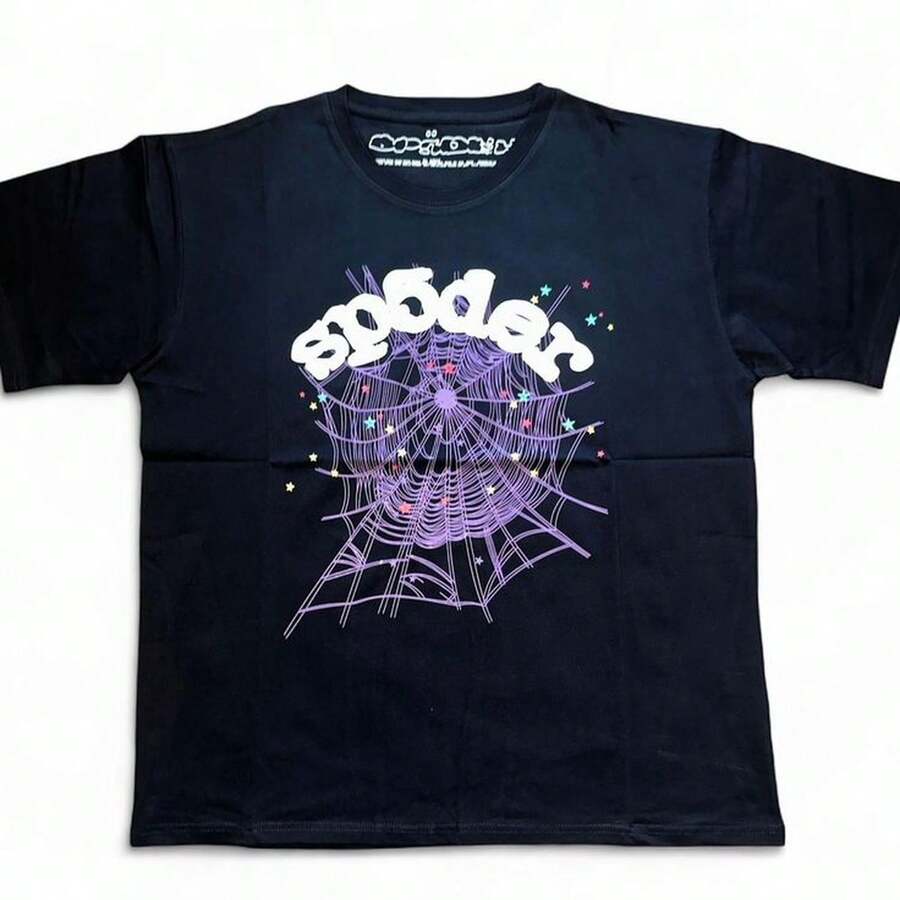 Black Sp5der T-EE220g Cotton Crew Neck Unisex T-Shirt With Gentle Be Yours Typography And Pastel Color Design,Subtle Y2K Meets Natural Style,Spring & Summer & Fall Clothes For Women & Men. I For Young Wo Seeking A Calm,Great Gift For A Gentle Soul,Casual Yet Elegant Daily Wear For Garden Walks, Coffee Dates, Festival,Art Museums, Or Reading Nooks - White 1 - View 1