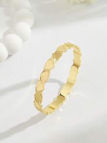 18K镀金优雅方形手链，高端复古女士珠宝，适合尼日利亚、迪拜、中东、沙特阿拉伯等地佩戴，可用于婚礼、日常佩戴、周年纪念礼物、万圣节礼物等场合。 - PSZ-025 - 查看 4