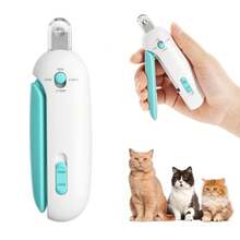 Cat Nail Clippers With Adjustable Cutting Hole In 4 Sizes And Hidden Nail File | Nail Clippers For Kittens And Indoor Cats | Splash-Proof Claw Clippers For Cat Grooming (Blue) - 1 - 查看 1