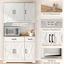 Cabinets - Blanc - Voir 9