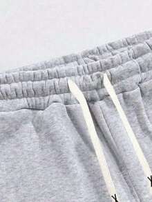 Bộ đồ nam mới về mùa xuân/thu: Áo khoác trùm đầu tay dài in họa tiết chim Y, quần thể thao thường ngày dáng rộng, có khóa kéo, túi, cạp chun, dây rút, dành cho nam, bộ đồ hai món - Nhiều màu - Xem 10