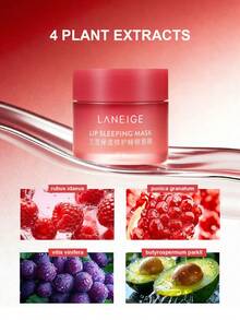 20g/0.70oz Lip Sleeping Mask: Nourishing, Moisturizing, Vitamin C, Berries, Antioxidants, Suitable For Dry, Flaky Lips - Laneige Lip Sleeping Mask - Berry Involved - View 8