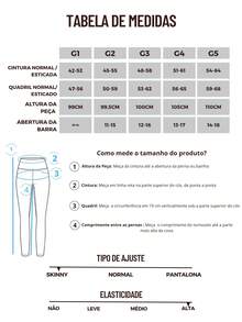 KIT 2 Plus Size Women's Leggings, Flannel, High Waist And Zero Transparency, From G1 To G5 - 棕灰色 - 查看 8