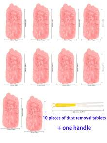 Conjunto de quitapelusas electrostático giratorio de 360° - Eficiente para el hogar y el automóvil - Disponible en paquetes de 10 y 20