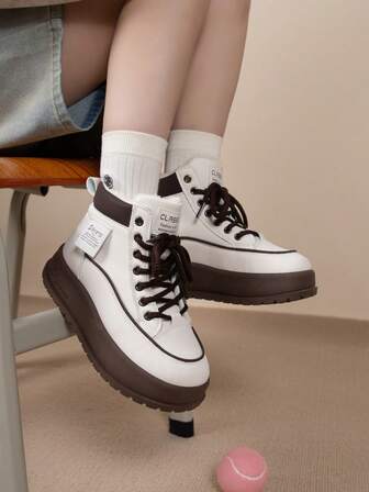 OEIN Women's Snow Boots, Warm Thermal Lining, Thick Sole, Anti-Slip, Round Toe, Comfortable Soft Bottom, Casual & Fashionable Campus Style