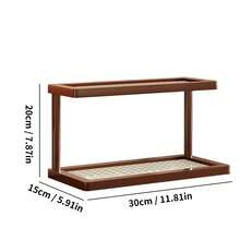 2-Layer Bathroom & Kitchen Countertop Organizer, 2-Tier Cosmetic/Perfume Storage Rack, Bathroom Organizers And Storage,Space-Saving Shelf,Makeup Organizer - Multicolor - View 8