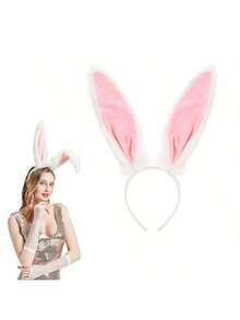 New Fashion Versatile Headband For Women, 2025 Party, Ball, Cosplay Bunny Girl Headband Set Halloween - Rabbit - View 6