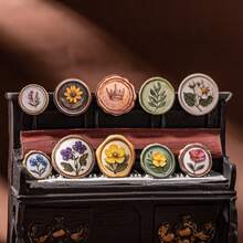 have a good day 1盒100张各种复古风格立体图案贴纸个性垃圾日记美学手机壳DIY拼贴卡片材料手工手账艺术剪贴簿办公和学校用品 - 彩色 - 查看 8