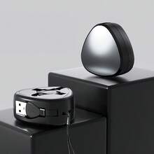 三合一可伸缩多功能充电线，小巧便携，兼容 14/13/12/11，3 个通用端口，兼容 Vivo/OPPO/Lightning 等主流品牌，耐用线缆 - 彩色 - 查看 14