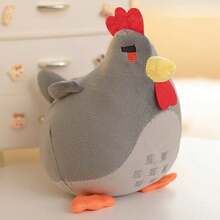 Almohada de pollo  de 20cm, juguetes de peluche suaves de animales, decoración de habitación de regalo de cumpleaños para niños de  de dibujos animados - C - Ver 7