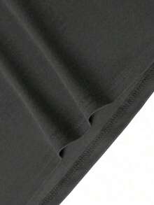 230g Cotton T-Shirt, New For 2025, Men's Long Sleeve Cotton Vacation Print Long Sleeve Crew Neck Couple Look - Màu xám đen - Xem 5