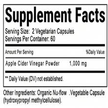 Suplemento de vinagre de sidra de manzana, potencia natural, 1000 mg, 120 cápsulas - 1 botella - Ver 2