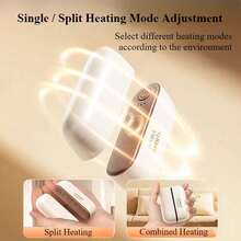 SULVGO 二合一磁吸式充电暖手宝，便携式电暖手宝，符合人体工学的紧凑型口袋暖手宝，持久保暖，科技礼品 - 彩色 - 查看 9