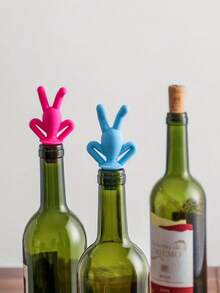 Creative Silicone Doll Wine/Champagne Bottle Stopper - Airtight Preserver, Suitable For Restaurants, Inverted, Bottle Cap