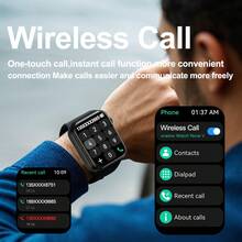 SENBONO Women Smart Watch With Bulit-In Camera, Dynamic Watch Faces, Wireless Call, Local Music, 32Mb RAM,512Mb ROM, Audio Recording,Music Player, Weather, Heart Rate/Sleep Monitoring, Calorie Fitness Tracker,Calculator, SOS Call, Pedometer, Message Reminder Smartwatch For Android,Gift For Men Women - Multicolor - View 7
