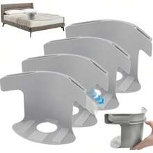 4 件套灰色床单夹，床单锁扣，床单固定器，可牢固固定床单，加厚耐用，适用于各种尺寸的床垫，是开学季必备品 - 彩色 - 查看 10