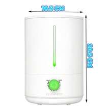 ELE-GATE Humificador Difusor con Luz RGB Capacidad de 4 Litros - Blanco - Ver 7