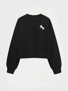 Women's Autumn/Winter Outdoor Sports Casual Stylish Minimalist Sweatshirt And Pants Set