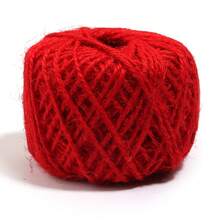 50m/Roll 1.5mm 3-Strand Braided Colorful Hemp Rope, Suitable For Party Decoration, Flower Packaging, Gift Wrapping, Jewelry Making, DIY Decorative String - Colored Hemp Rope - View 8