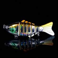 6pcs Bionic Mini Fishing Lures, Equipped With Triple Hooks, Suitable For Freshwater And Saltwater Swinging Lures - Multicolor - View 8