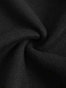 ZZG Autumn/Winter Women's Self Strengthening And Inspirational "NOBODY CARES UNTIL YOu'RE RICH, PRETTY OR DEAD" Slogan Pattern Printed Street Hip Hop Sportswear, Korean Comfortable Retro Fashion Commuter Versatile Suitable For Outdoor Leisure Sportswear Women's Wear, Conventional Niche Punk Style, Fit Black Thick Long Sleeve Round Neck Sportswear2025 - 黑色 - 查看 6