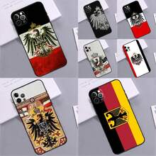 German Empire Flag Bumper Case Covercompatible with  14 15 16 Pro Max 11 12 13 Pro Max Mini XR 16e 16 15 Plus Phone Cover,Covercompatible with  17 Hülle, 17 pro Hülle, 17 promax Hülle
