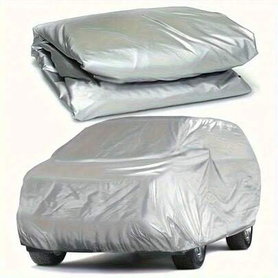 Universal Car Cover - Sunproof, UV-Resistant, Waterproof, Dustproof And Heat-Resistant PEVA Material, 8 Sizes Available, All-Season Vehicle Protection, Dustproof, Silver Appearance, Auto Accessories, Car Cover | Fashionable Car Cover,Mother's Day Gift,Bedroom Decor,Garden,Kitchen Decor,Summer,Beach,Travel Essentials,Room Decor,Squishy,Graduation
