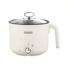 RAF Portable Electric Cooker & Steamer, Multi-Function Pot For 1-3 People, Convenient For Stir-Frying, Stewing, Steaming, Non-Stick Pot, Suitable For Cooking Chicken, Noodles, Rice, Soup, Porridge, Steamed Buns, Hot Pot And More