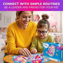 QUOKKA Shimmer Puzzles For Kids Ages 4-6 – Jigsaw Puzzles For Toddlers 3-5 – 4-Pack Princess, Mermaid, Rocket & Dinosaur Children's Game Ages 4-8 – Unique Gift Toy For Preschoolers - Boys And Girls - Girls - 查看 5