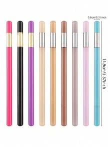 1支装 - 亚克力透明自动铅笔，无需削尖，经久耐用，适合绘画和书写，返校用品，亚克力透明笔杆自动铅笔，无需削尖，笔芯耐用，学生绘画必备 - 彩色 - 查看 2