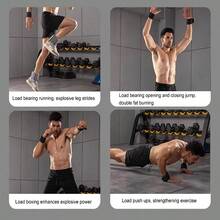 硅胶加重腕带、可调节健身脚踝带、隐形训练可拆卸小型加重沙袋腿带、跑步臂带、重力脚带 - 彩色 - 查看 5