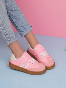 Kids' Casual Sneakers, New Spring/Autumn Boys' Retro Casual Shoes, Girls' Sports Shoes, Big Kids Shoes - Pink - View 4