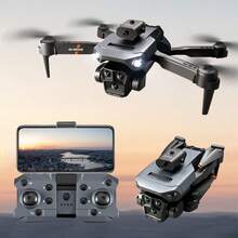 Unmanned Aerial Vehicle With Three Cameras, Vertical Shooting, Optical Flow, Hovering, Intelligent Obstacle Avoidance, High-Definition Aerial Photography, Four Sided Obstacle Avoidance, Quadcopter, Remote-Controlled Aircraft - Multicolor - View 1