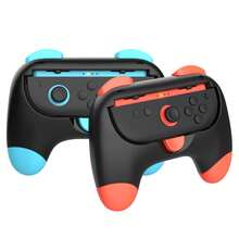 [Mangos de controlador duraderos] 2 paquetes de mangos para Switch 2 Joy-Con - Soporte de controlador ergonómico y mini, correa de mano cómoda y sencilla para Switch 2, accesorios de controlador para una mayor comodidad de juego (izquierda y derecha)