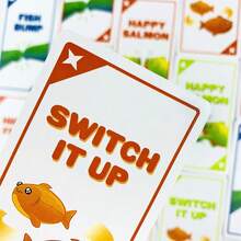 [90 Seconds Of Fun] Happy Salmon - Quick Reaction Action Card Game For Parties And Social Gatherings