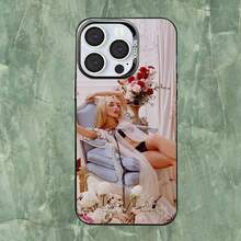 Funda de Teléfono Hot Singer S-Sabrina Carpenters para 17,16,15,14,13,12,11,Pro,MAX Cubierta Negra Mate a Prueba de Golpes - z3 - Ver 9