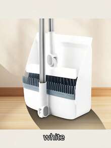 Multi-Functional Vertical Broom And Dustpan Three Pieces Set, Rotatable Non-Stick Hair Scraper Water Scraper Broom Dustpan Combination Set, Flexible Cleaning Combination, Suitable For Home Use - Suitable For Living Room, Bedroom, Bathroom, Kitchen, Courtyard And Other ScenesCan Be Used For Home Decoration, Car Decoration, Office Desk Decoration, Dining Table Decoration, Teacher's Day Gift, Birthday Gift - Multicolor - View 6