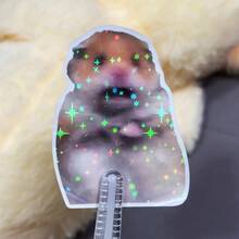1/3 miếng dán cản xe hơi vui nhộn hình chú chuột hamster ngạc nhiên, nội thất hoặc ngoại thất JDM, miếng dán mặt chống chịu thời tiết - Nhiều màu sắc - Xem 16