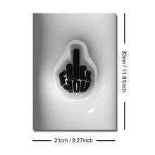 1/3 件无框黑星 8 球墙壁艺术海报帆布印刷极简主义酷炫城市街头艺术时髦画作适用于宿舍、客厅、卧室、现代家居装饰、男士礼物 - 彩色 - 查看 19