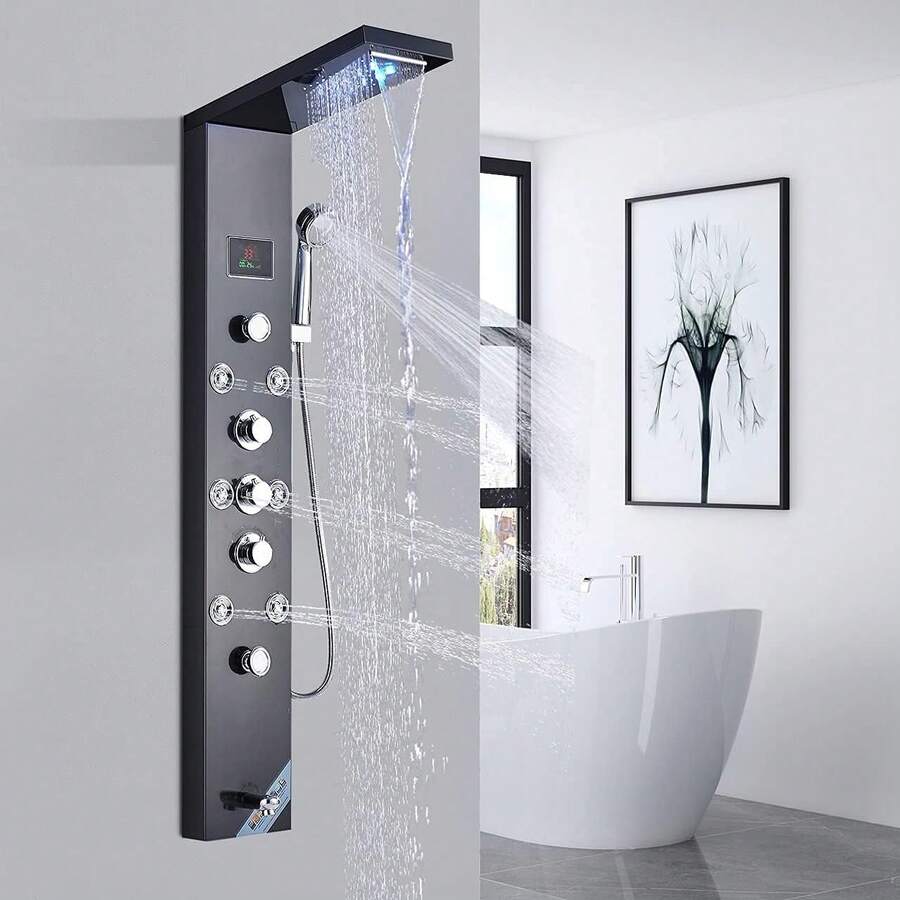 Shower System - ブラック - チェックする 1