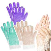 10分钟石蜡手足护理套装，家用SPA手膜手套，保湿手足膜 - 薰衣草、胶原蛋白、椰子油、芦荟、玫瑰、蜂蜜面膜，SPA礼盒套装，女士美容护理礼盒套装 - 彩色 - 查看 7